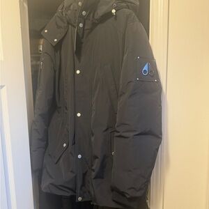 Moose Knuckles Black Puffer Jacket